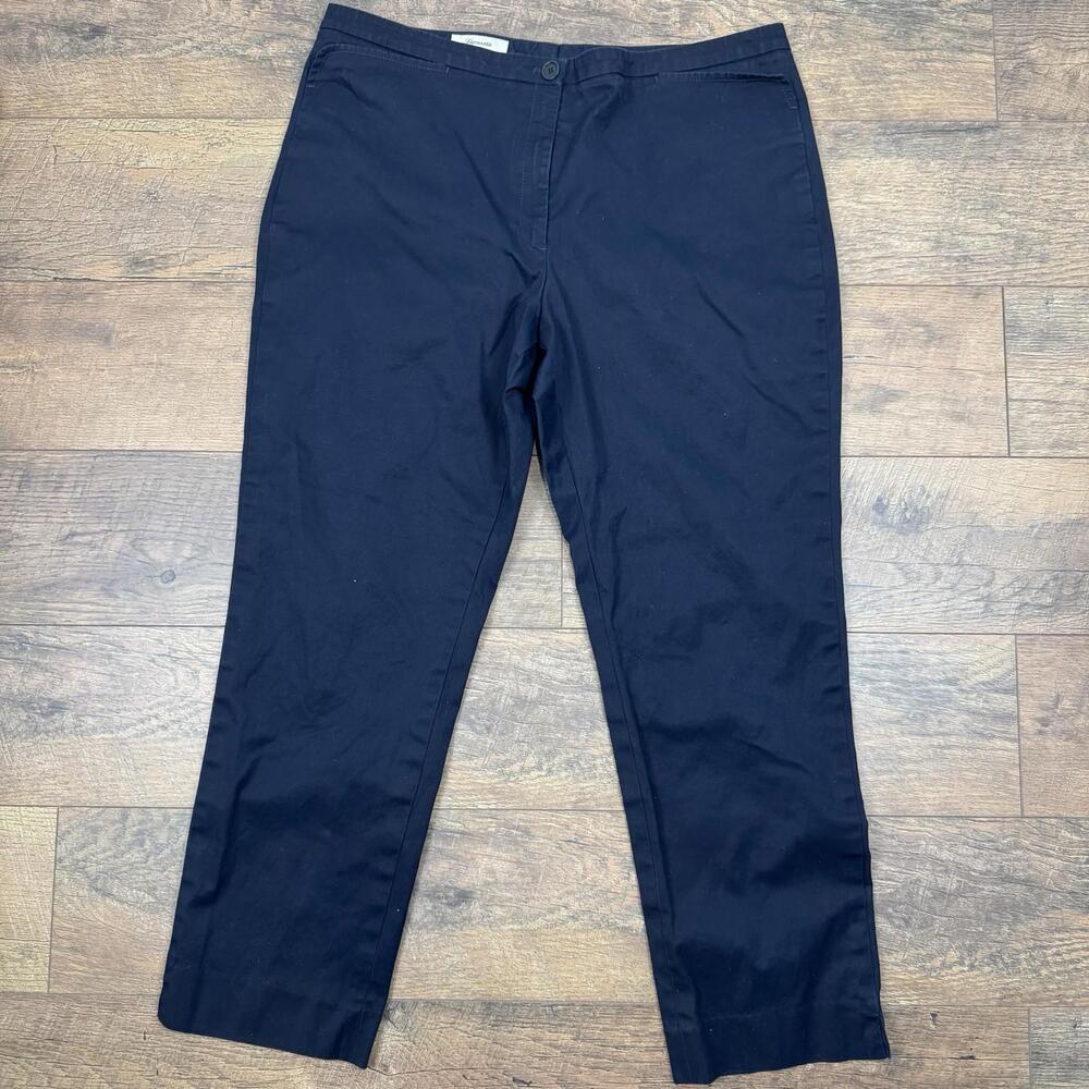 Faconnable Women's Straight Leg Pants Trousers Size 14‎